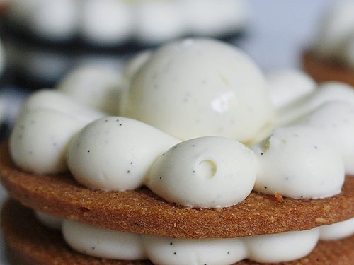 Entremet vanille et pecan