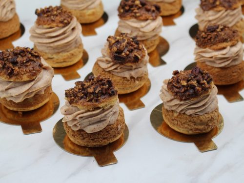 Rangée de Paris-Brest de l'atelier